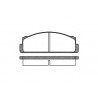 Juego de 4 pastillas de freno ROADHOUSE 2022.00