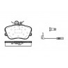 Juego de 4 pastillas de freno ROADHOUSE 2445.02