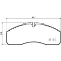 Juego de pastillas de freno HELLA 8DB 355 005-401