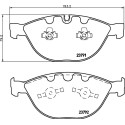 Juego de pastillas de freno HELLA 8DB 355 006-551