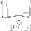 Juego de pastillas de freno HELLA 8DB 355 008-451
