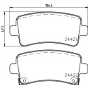 Juego de pastillas de freno