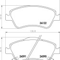 Juego de pastillas de freno HELLA 8DB 355 013-561