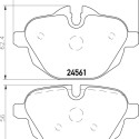 Juego de pastillas de freno HELLA 8DB 355 013-921