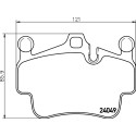 Juego de pastillas de freno HELLA 8DB 355 014-161