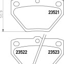 Juego de pastillas de freno HELLA 8DB 355 017-221