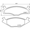 Juego de pastillas de freno HELLA 8DB 355 017-521