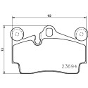 Juego de pastillas de freno HELLA 8DB 355 018-711
