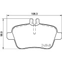 Juego de pastillas de freno HELLA 8DB 355 019-641