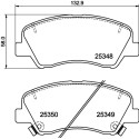 Juego de pastillas de freno HELLA 8DB 355 020-231