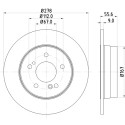 Disco de freno HELLA 8DD 355 101-011