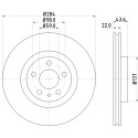 Disco de freno HELLA 8DD 355 101-951