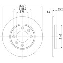 Disco de freno HELLA 8DD 355 102-511
