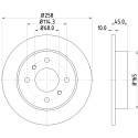 Disco de freno HELLA 8DD 355 102-661