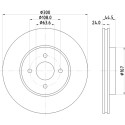 Disco de freno HELLA 8DD 355 112-091