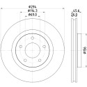 Disco de freno HELLA 8DD 355 115-911