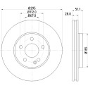 Disco de freno HELLA 8DD 355 119-411