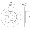 Disco de freno HELLA 8DD 355 122-661