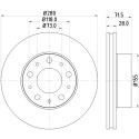 Disco de freno HELLA 8DD 355 122-691