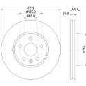 Disco de freno HELLA 8DD 355 122-841
