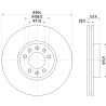 Disco de freno HELLA 8DD 355 125-411
