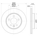 Disco de freno HELLA 8DD 355 125-571