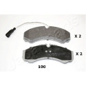 Juego de pastillas de freno JAPANPARTS JAPPP-100AF