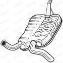 Silenciador posterior