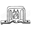 Soporte, sistema de escape