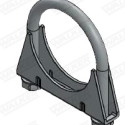Pieza de fijación, sistema de escape