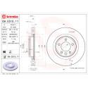 Juego de discos de freno BREMBO 09.C515.11