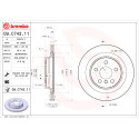 Juego de discos de freno BREMBO 09.C743.11