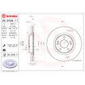 Juego de discos de freno BREMBO 09.D428.11