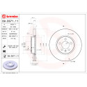 Juego de discos de freno BREMBO 09.D571.11