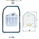 Filtro hidráulico, transmisión automática