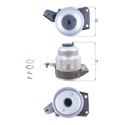 Filtro combustible MAHLE ORIGINAL KL 829D