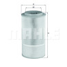 Filtro de aire MAHLE ORIGINAL LX 1024