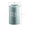 Filtro de aire MAHLE ORIGINAL LX 3117