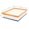 Filtro de aire MAHLE ORIGINAL LX 4154