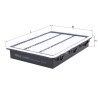 Filtro de aire MAHLE ORIGINAL LX 4492