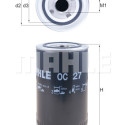 Filtro de aceite MAHLE ORIGINAL OC 27