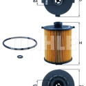 Filtro de aceite MAHLE ORIGINAL OX 1075D