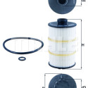 Filtro de aceite MAHLE ORIGINAL OX 1123D