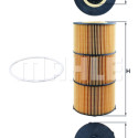 Filtro de aceite MAHLE ORIGINAL OX 832D