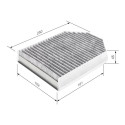Filtro, aire habitáculo BOSCH 1 987 435 509