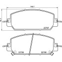 Juego de 4 pastillas de freno BREMBO P 28 098