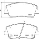 Juego de 4 pastillas de freno BREMBO P 30 108
