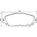 Juego de 4 pastillas de freno BREMBO P 83 172