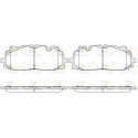 Juego de 4 pastillas de freno ROADHOUSE 21667.00