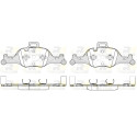 Juego de 4 pastillas de freno ROADHOUSE 21740.00